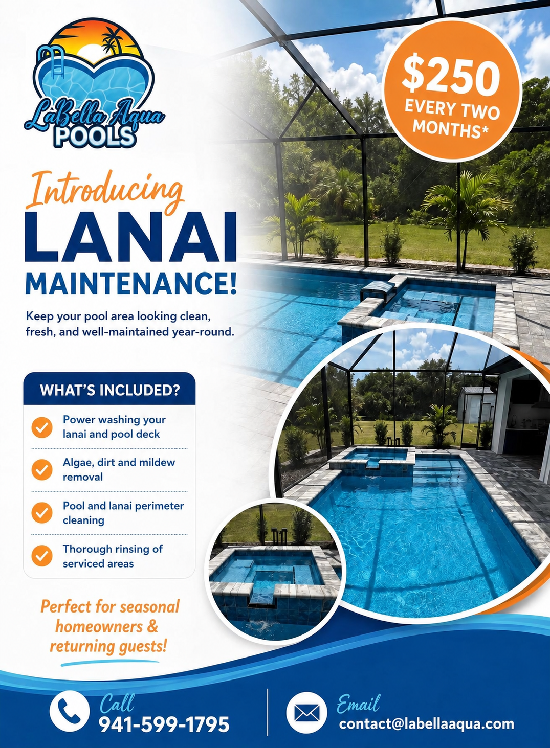 LaBella Aqua Lanai Maintenance service